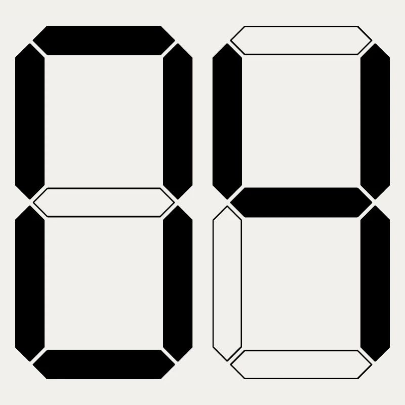 NUMBER 04 Zero Four Birthday Gift Digital