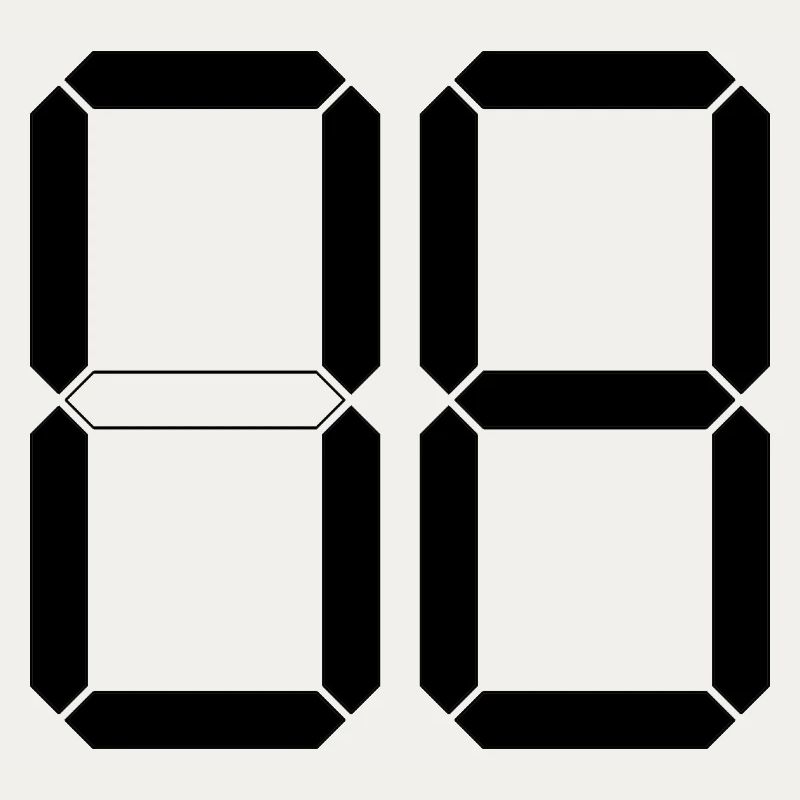 NUMMER 08 Null Acht Geburtstag Geschenk Digital