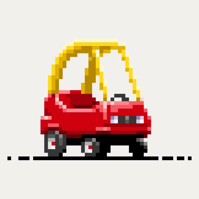 Kinder-Pixel-Auto