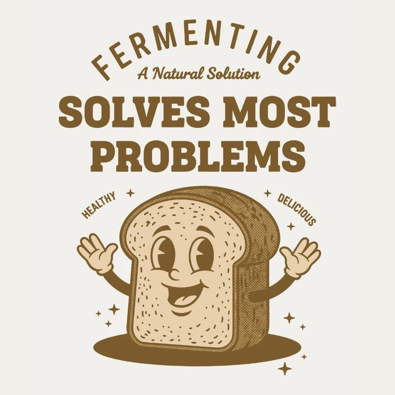Sourdough Bread Baking Fermenting Solves Most