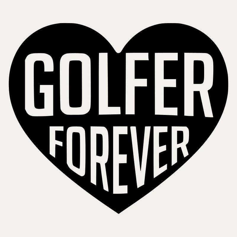 Golf - Golfer Forever Herz