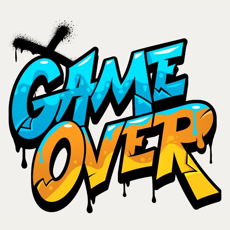 Game Over Graffiti Éclat