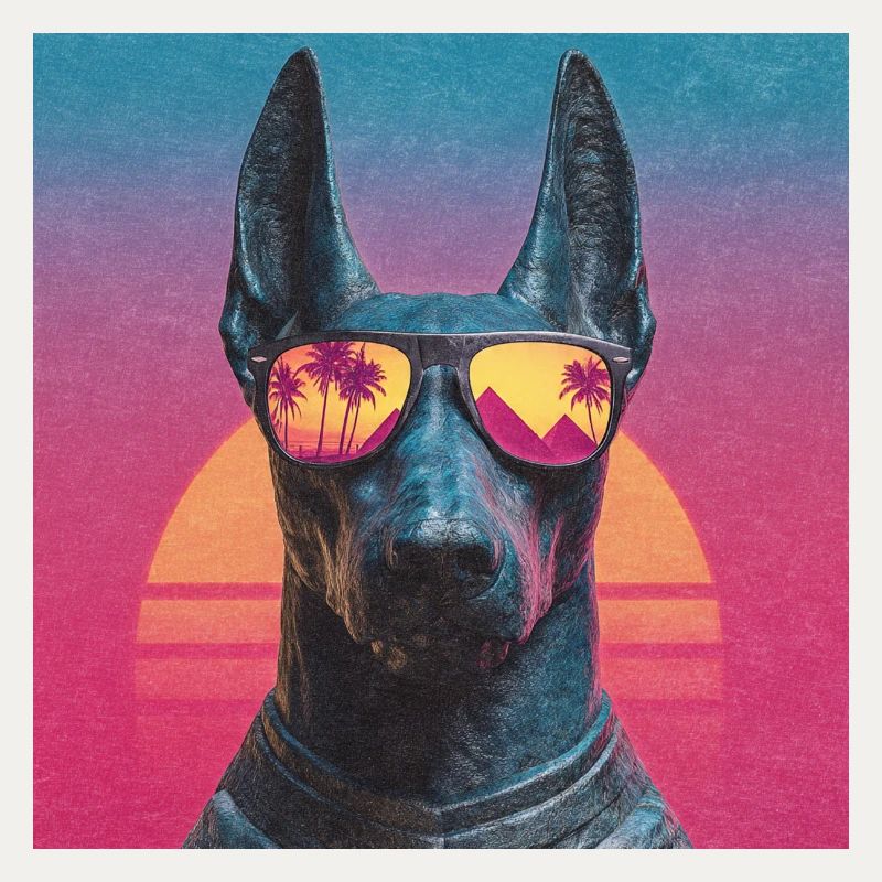 Anubis Synthwave - God on Vacation