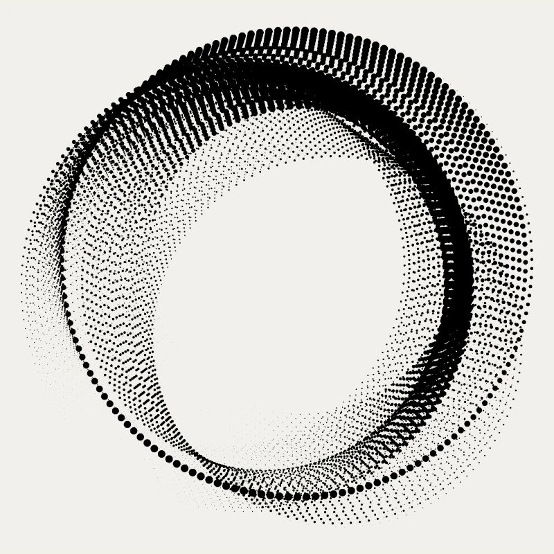 abstract circular shape