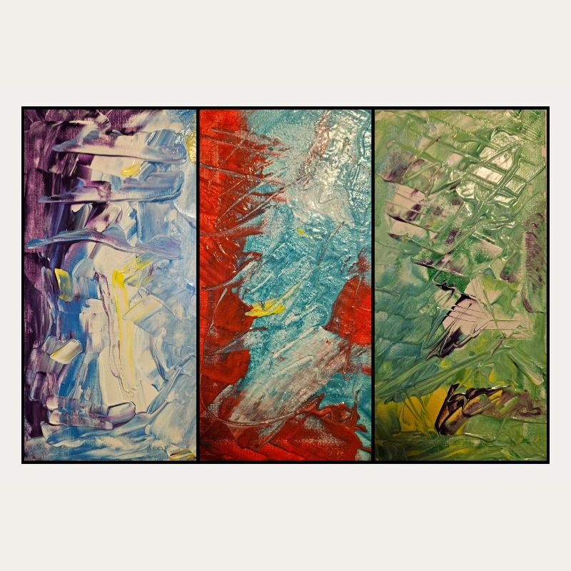 Triptych Color Flow