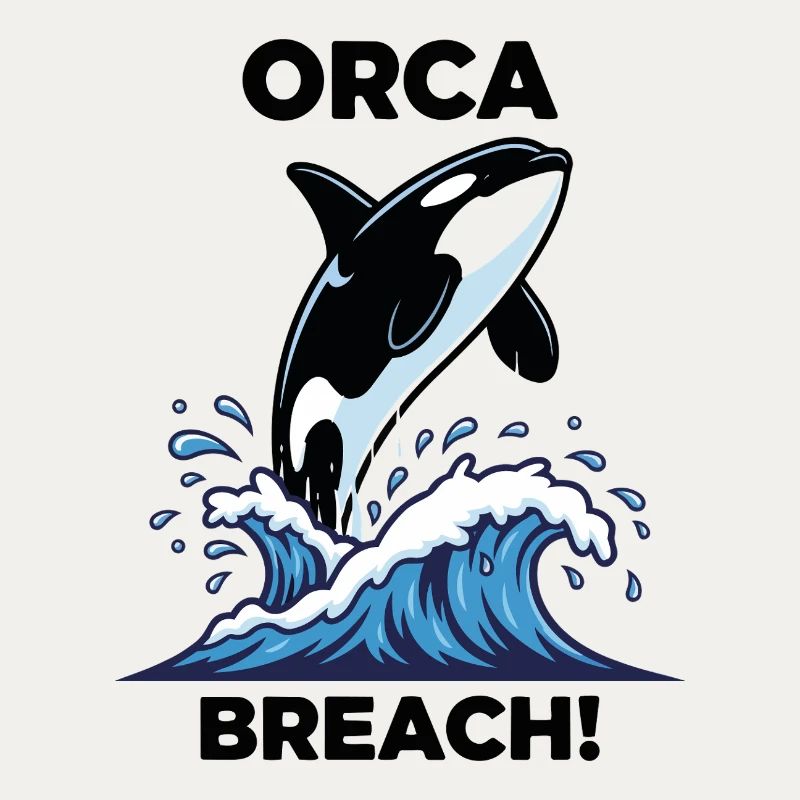 Schwertwal-Durchbruch-Seeorca
