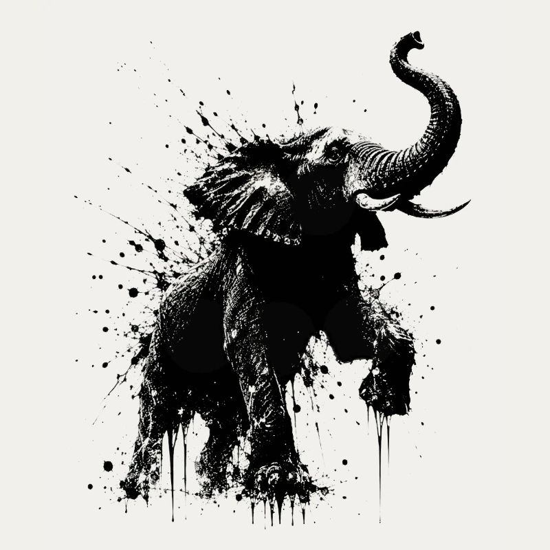 Black Elephant Splash