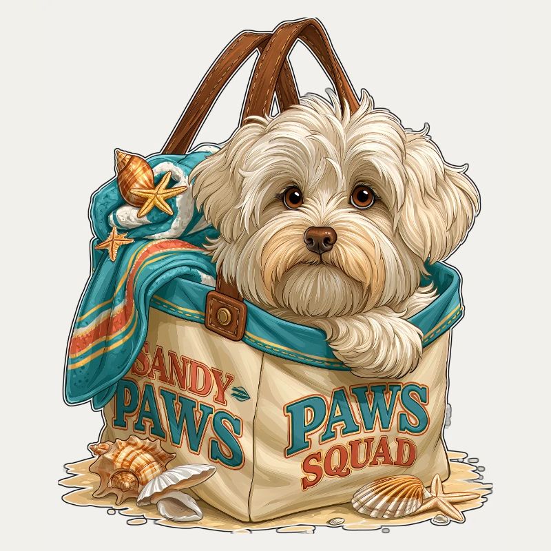 Sandy Paws Squad Strandwelpe