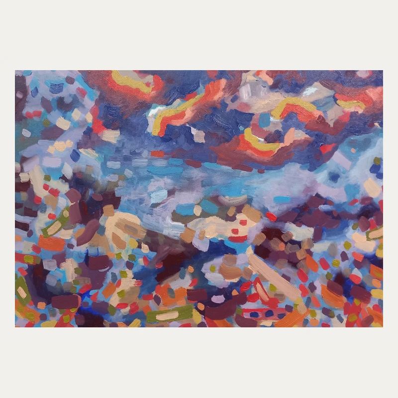 Bunte Mosaikabstraktion