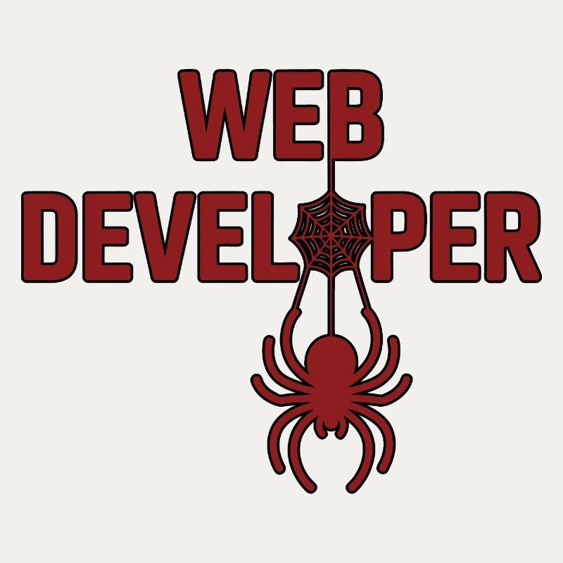 Web Developer Spider Logo Shirt