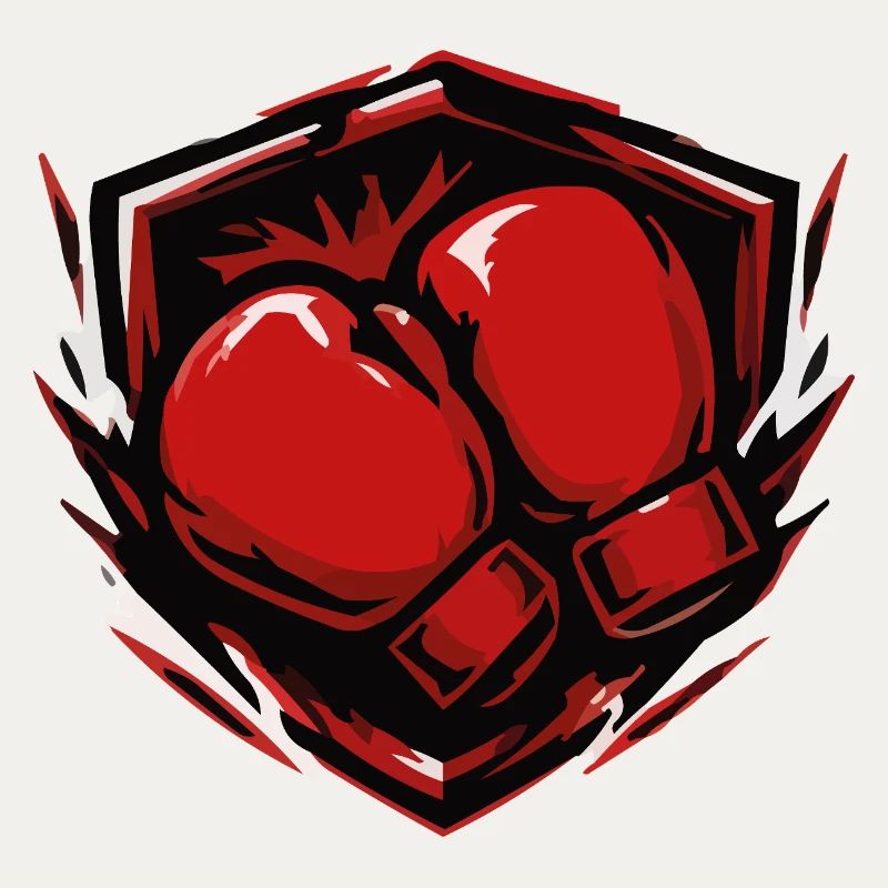Boxen Boxhandschuhe Schild