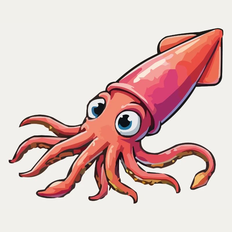 Squid Cartoon