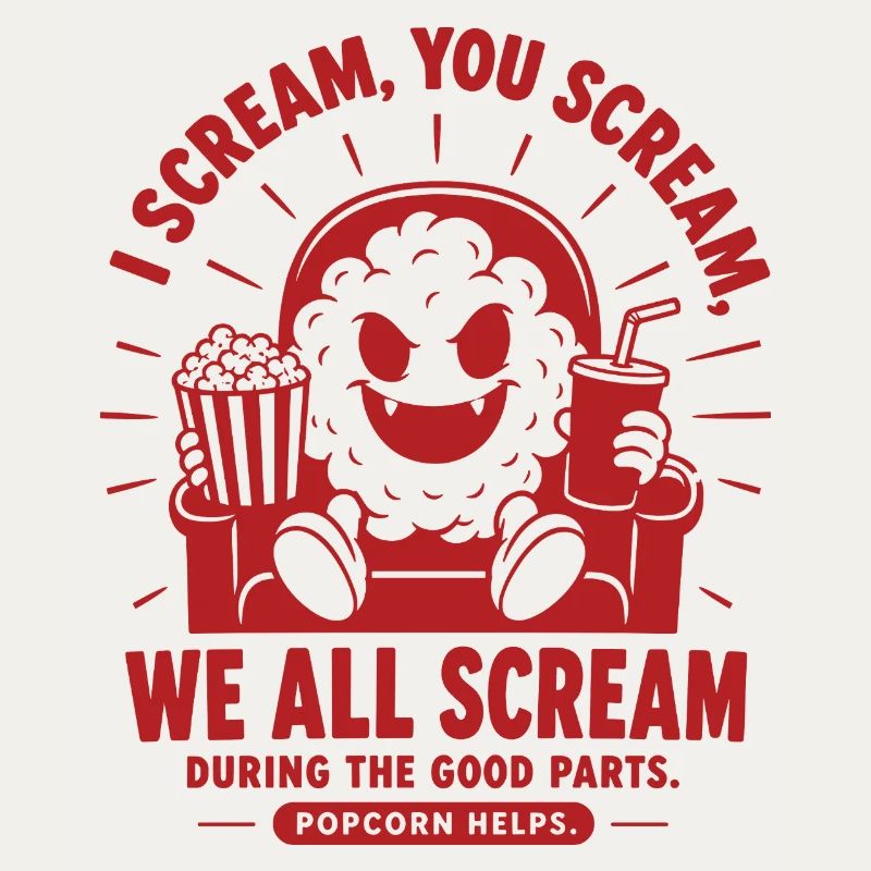 We All Scream Horror Popcorn