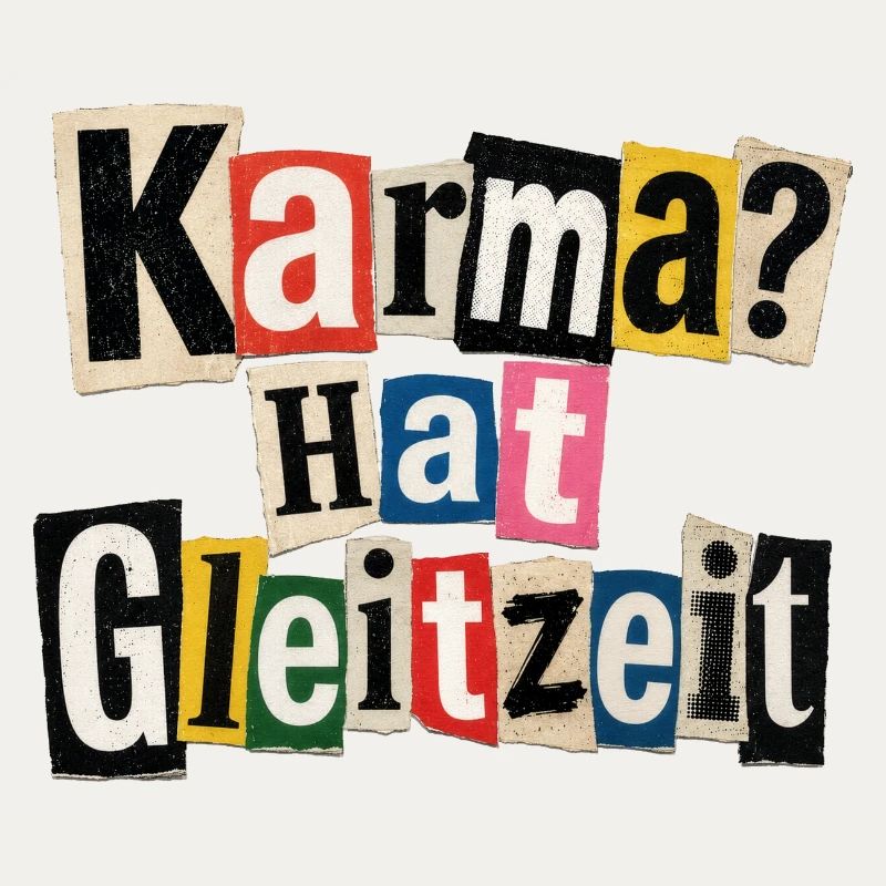 Karma? Hat Gleitzeit – lustiger Spruch