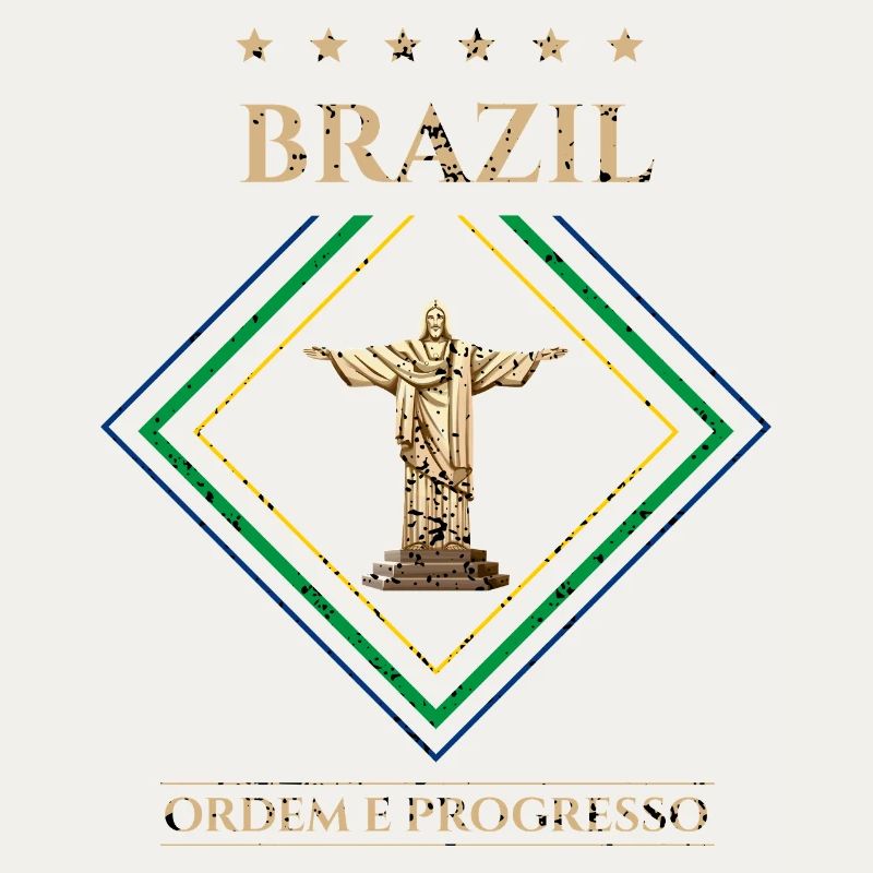 Brésil vintage-Ordre et Progrès
