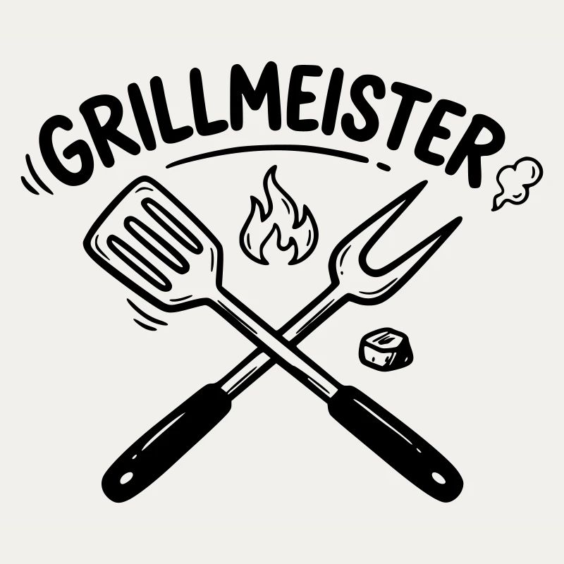 Grill Master BBQ Grilling Pitmaster Hommes