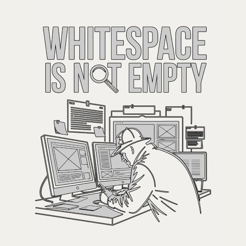 UX/UI Designer Whitespace Is Not Empty Web Design