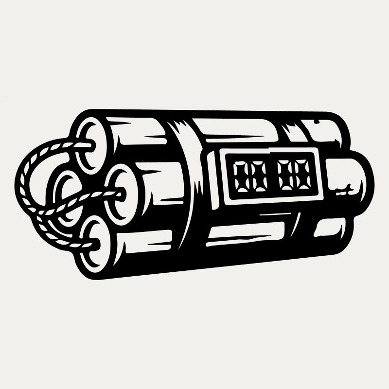 Zeitbombe Sprengstoff Dynamit