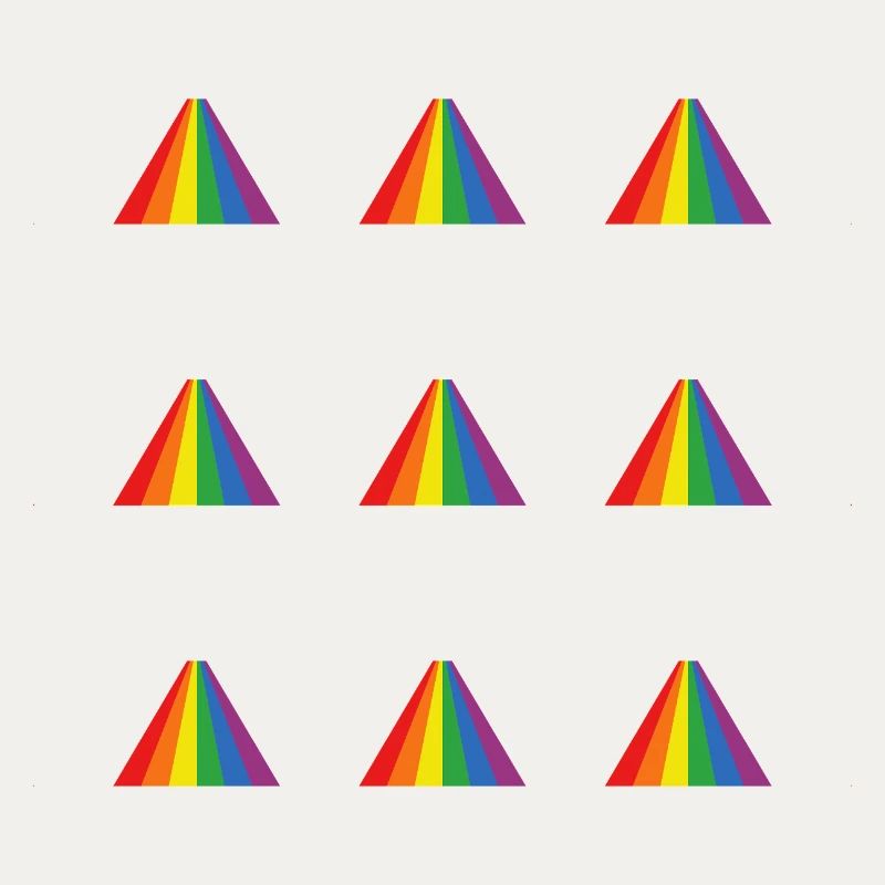 Rainbow Pyramid Pattern