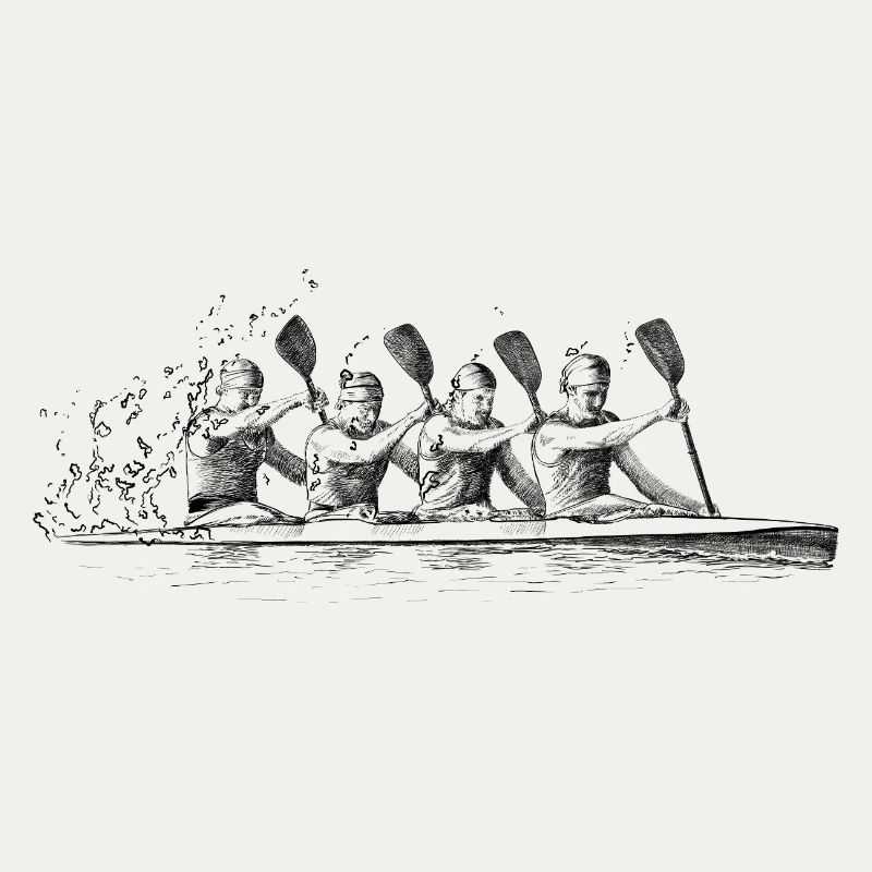 Course de canoë