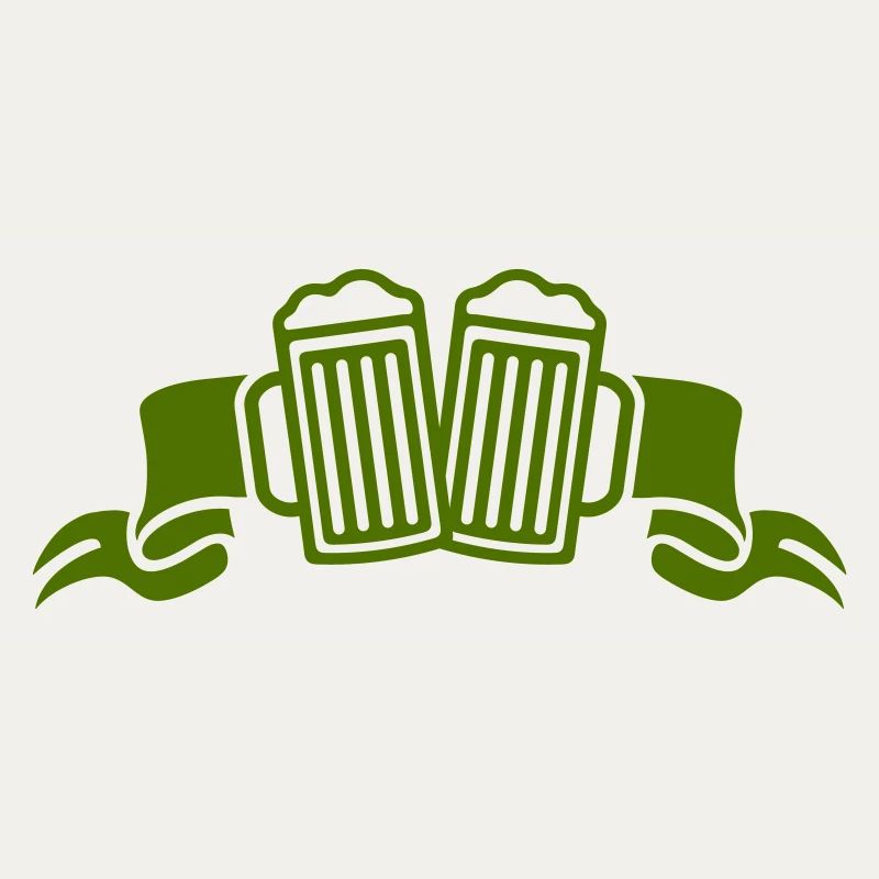 Zwei Biergläser Stoß