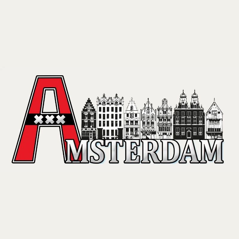 Amsterdam mit einem großen A