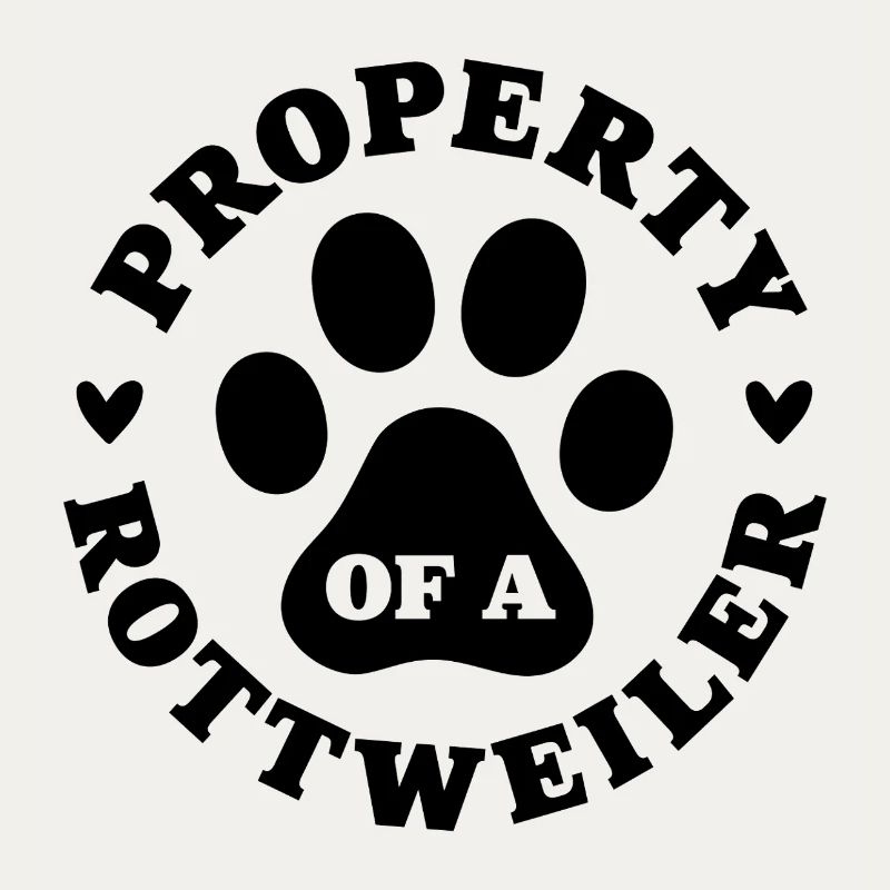 Eigentum eines Rottweilers