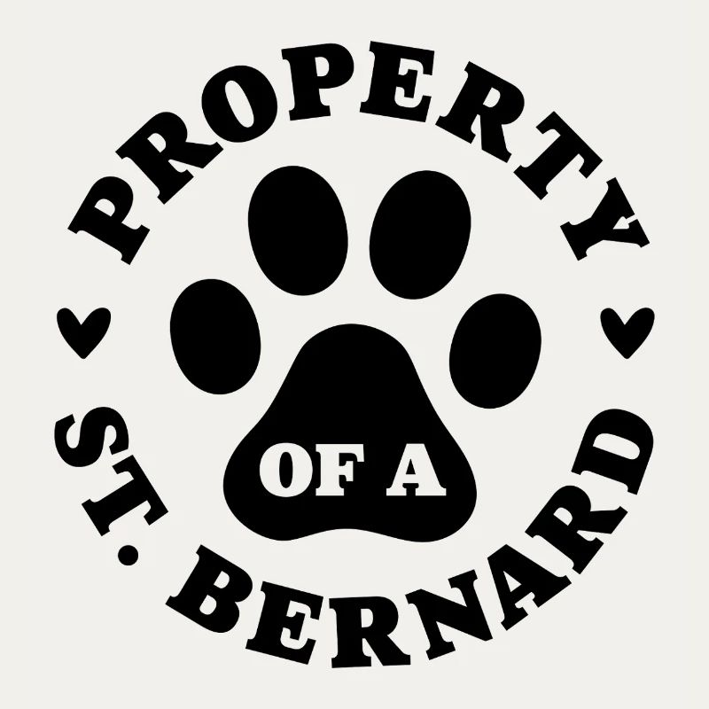 Eigentum eines Bernhardiners