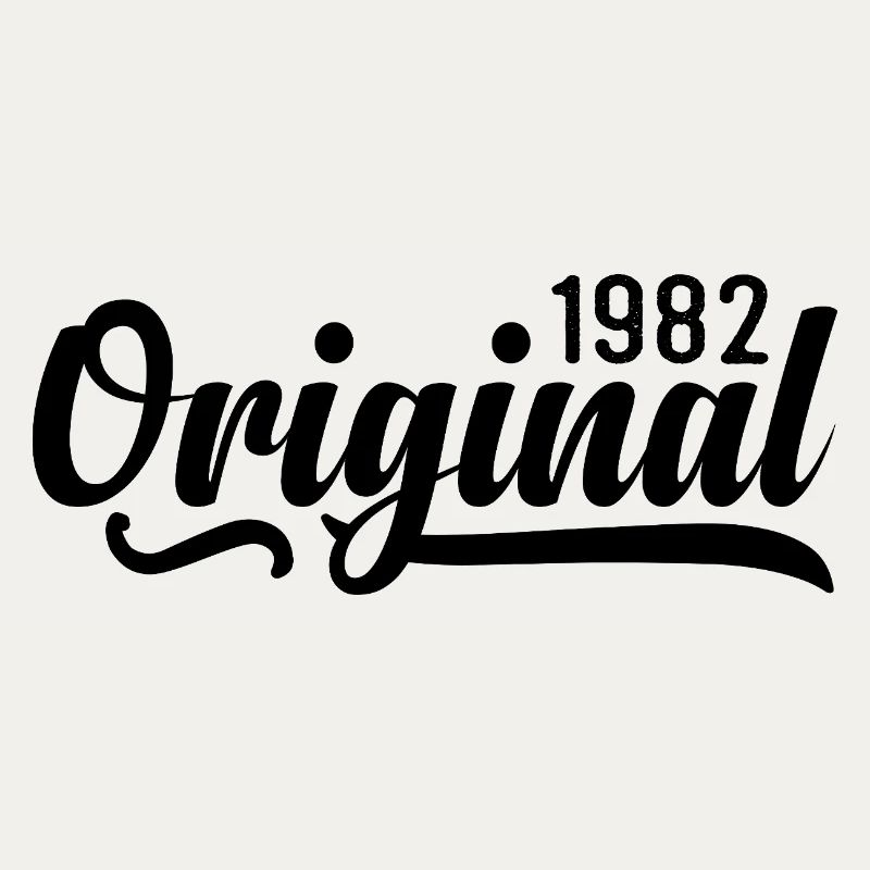 1982 birthday 43 years old, retro 1982