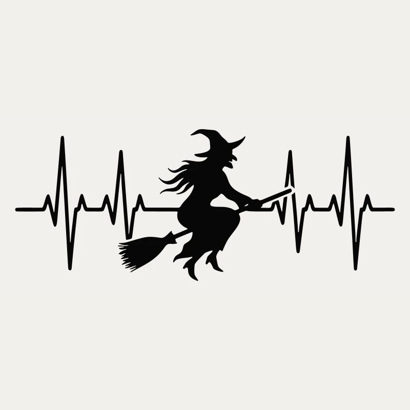 Witch's flight in heartbeat design
