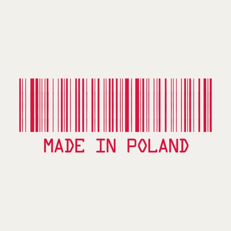 Fabriqué en Pologne - Pologne - Pologne - Code-barres - Dash
