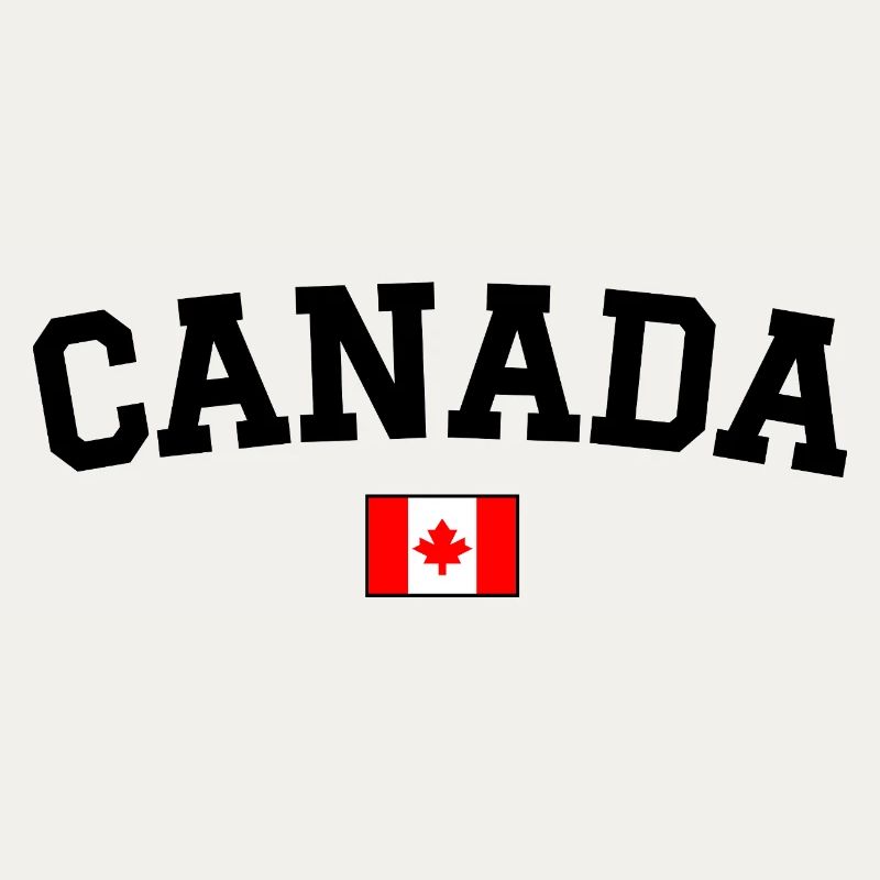 Drapeau du Canada Noir