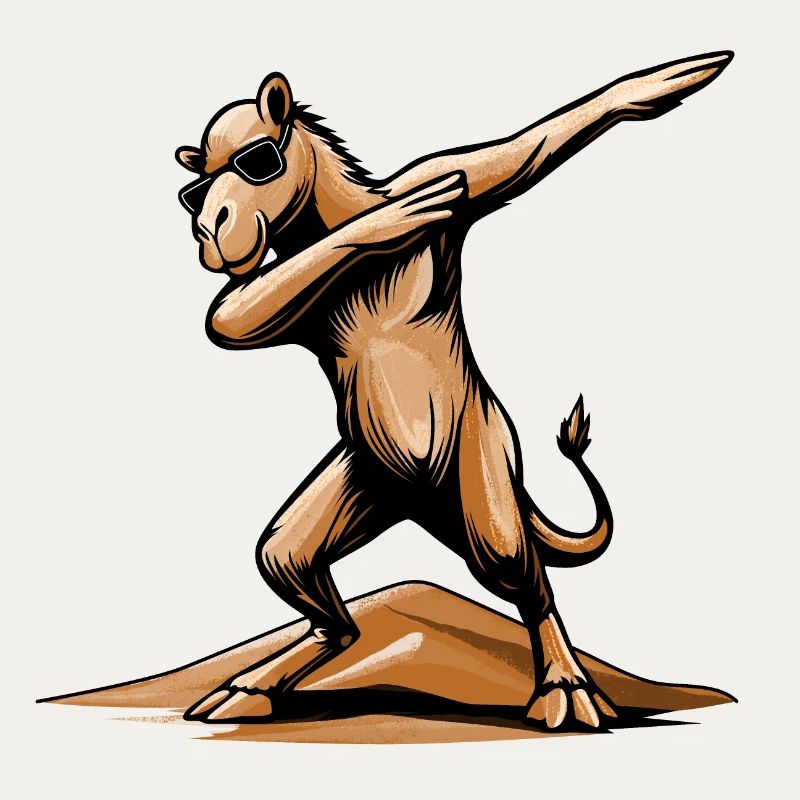Dabbing Camel. Flair arabe dans le désert de Dubaï