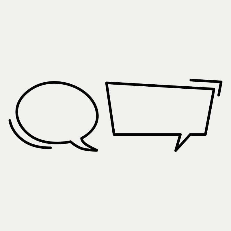 Comic speech bubbles