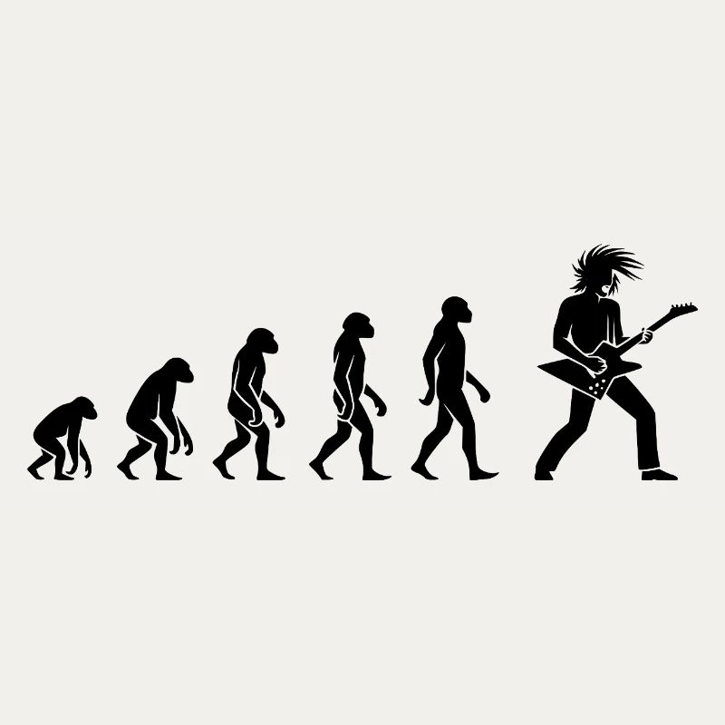 Evolution Rock 'n' Roll Guitarist Design