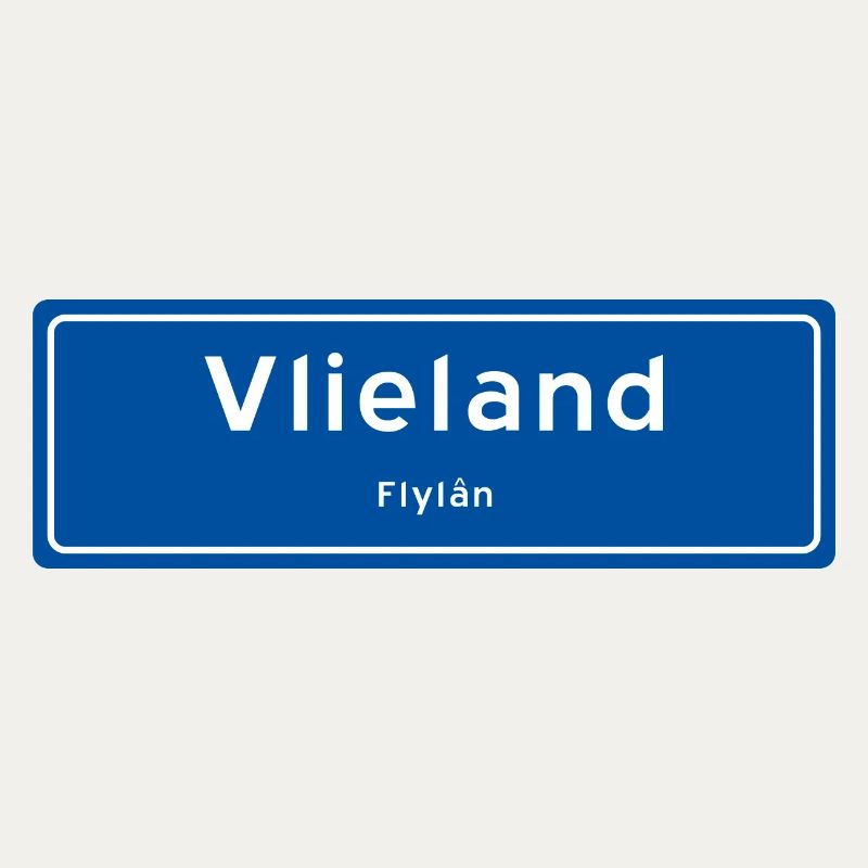 Panneau de nom de lieu Vlieland