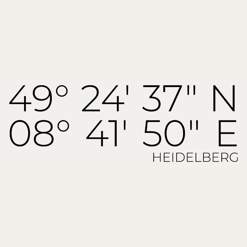 coordinates Heidelberg