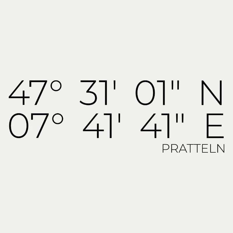 coordinates Pratteln Switzerland