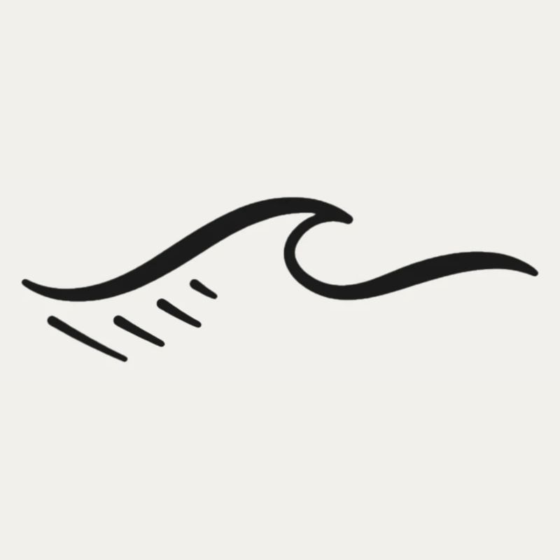 Abstract Geometric Wave Pattern