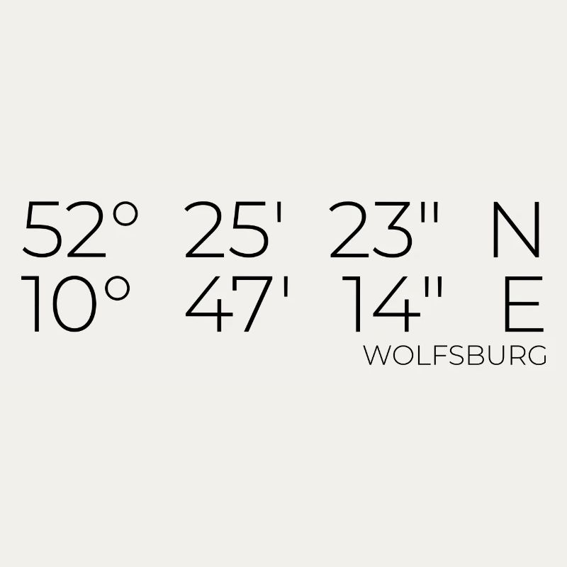 Coordinates Wolfsburg