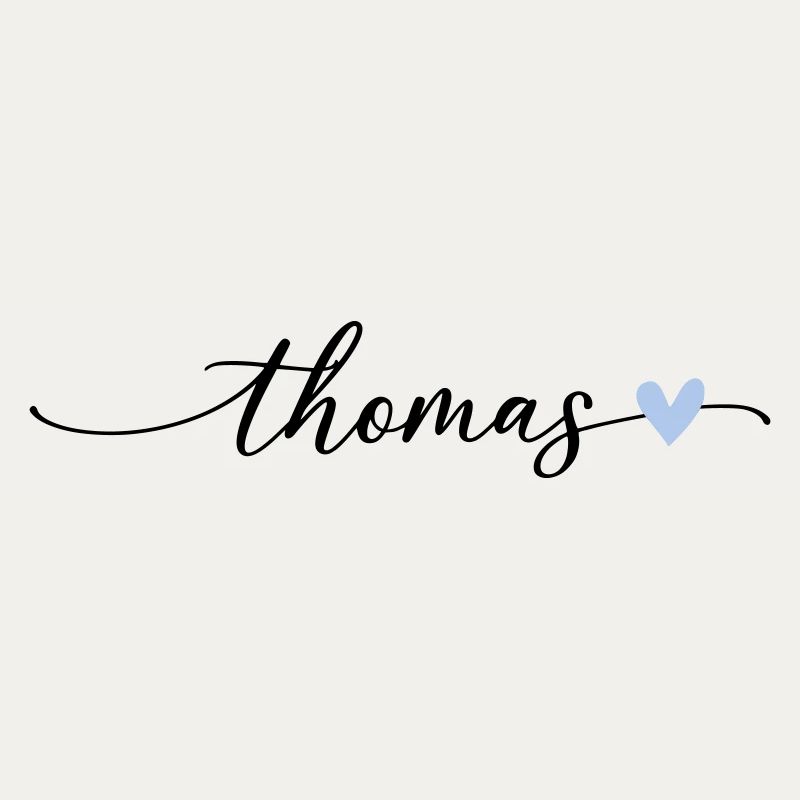Thomas Name Calligraphy Font