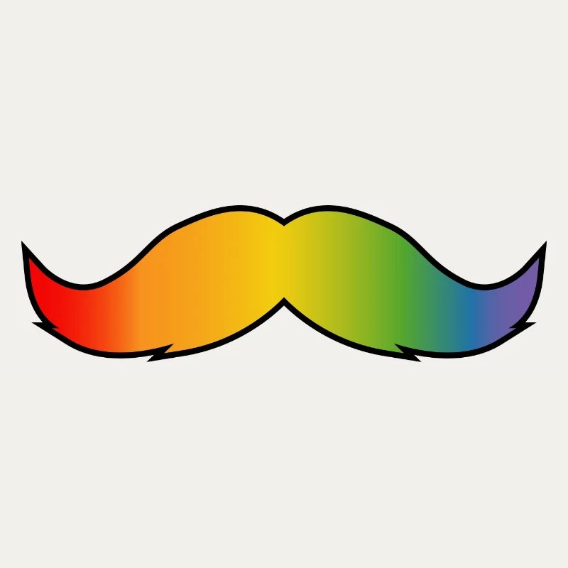 Rainbow Beard Queer Black