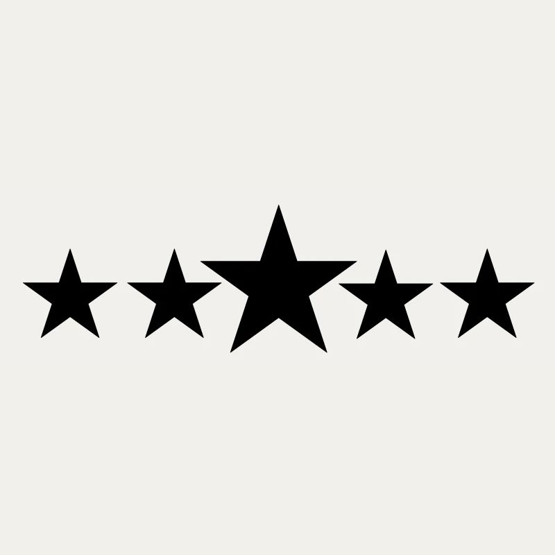 Five solid stars