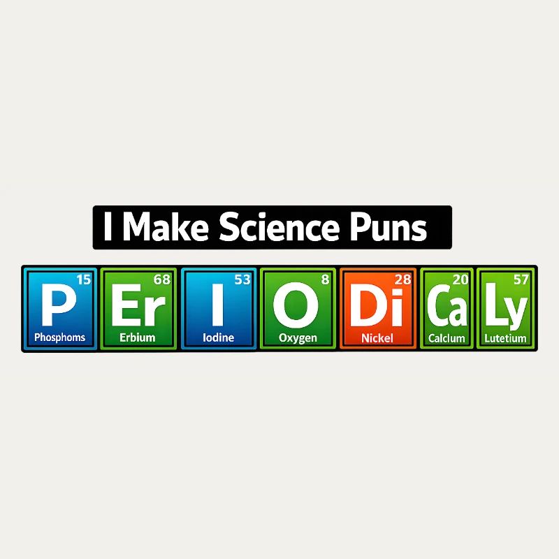 Science Puns: I Make Science Puns