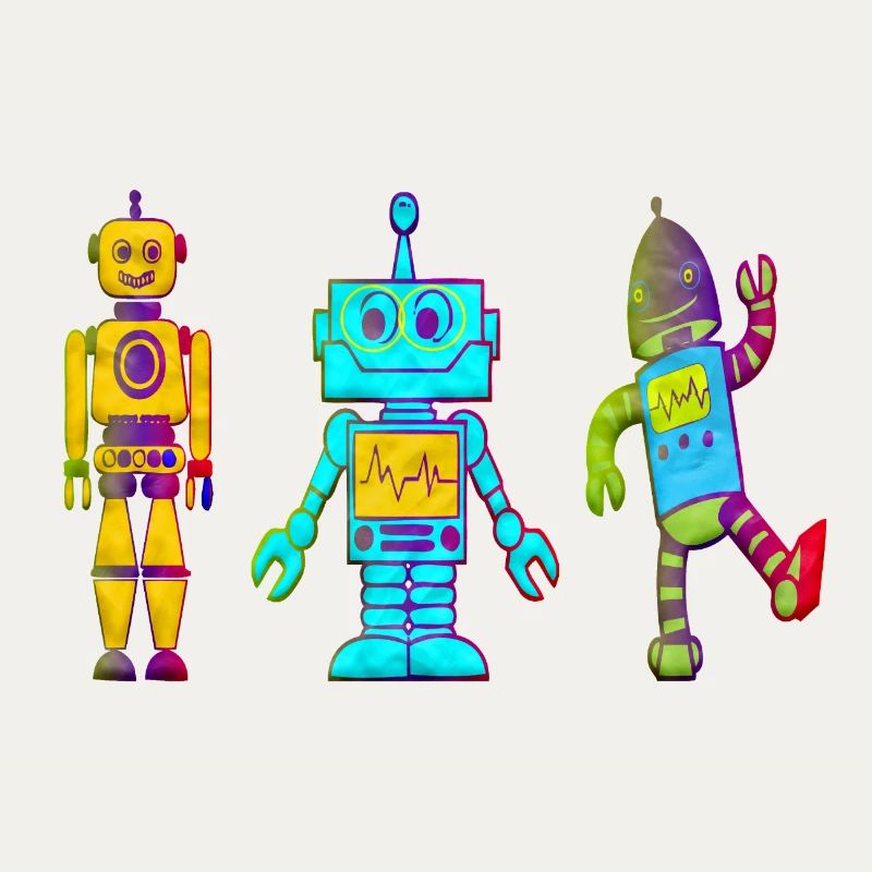 Image d'enfant robot