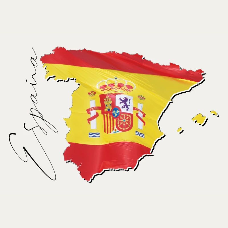 Spanien | echte Flagge | Flag Map ES