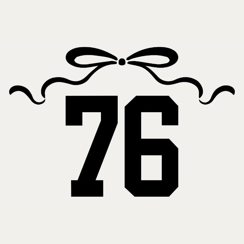 Number 76 Knot - 76th Anniversary
