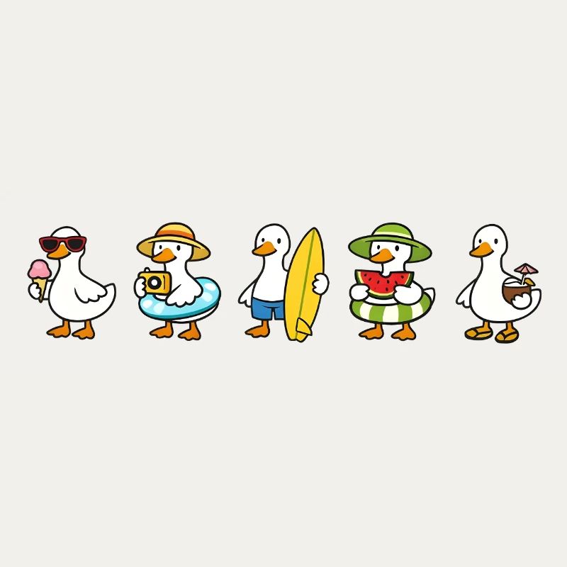 Summer Duck Squad - Beauté de la plage