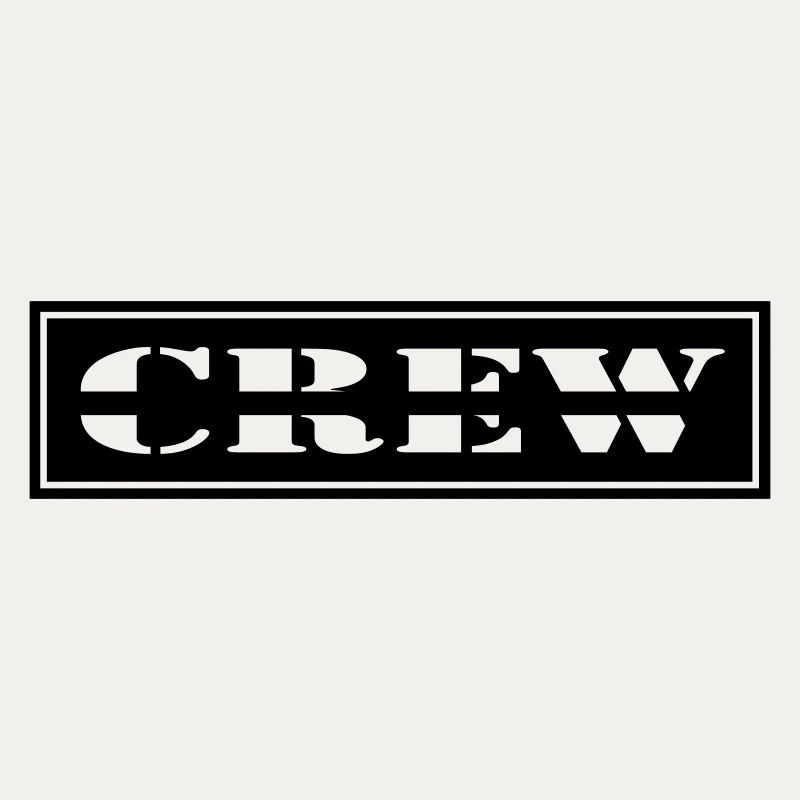 Crew design in patch format