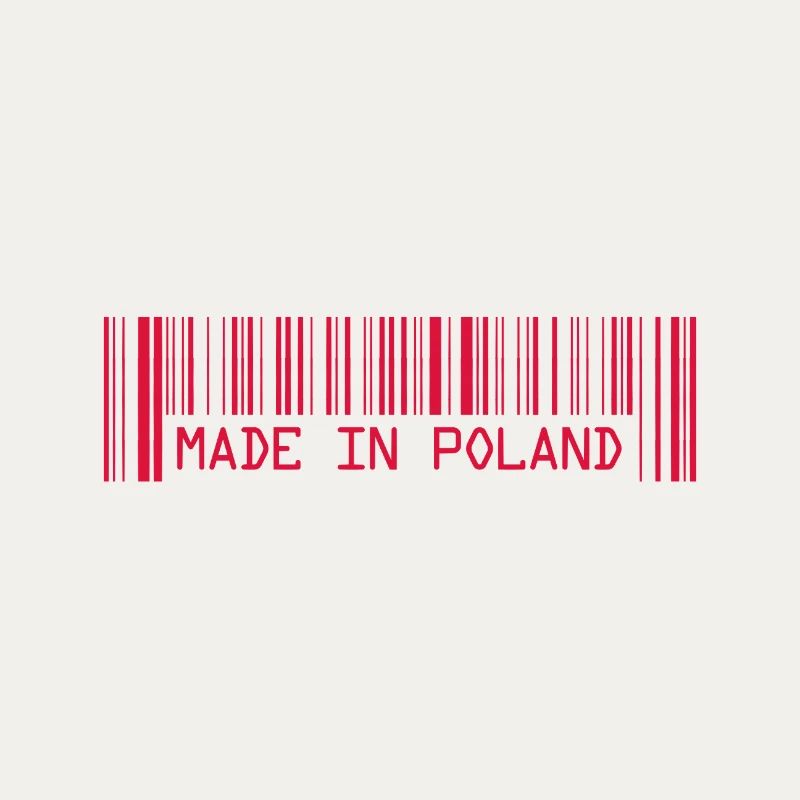 Fabriqué en Pologne - Pologne - Pologne - Code-barres - Dash